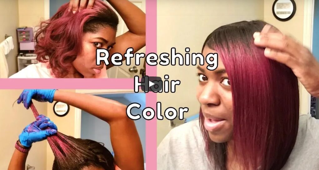 How To Get Hair Looking Vibrant With Clairol Jazzing 50 Fuchsia Plum