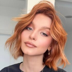 soft copper bob