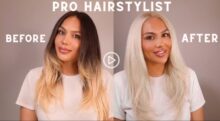 Bleaching Hair Using BLONDME Bond Enforcing Premium Lightener 9+