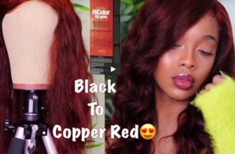 Going From Black Hair To Copper Using L’Oréal HiColor HiLights