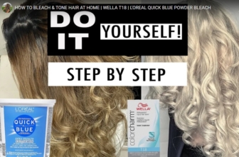 How To Bleach & Tone Hair At Home With Wella T18 And L’Oreal Quick Blue