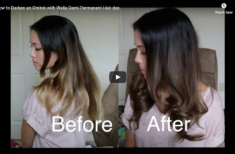 How To Darken an Ombré With Wella 8A Light Ash Blonde Demi Hair Dye