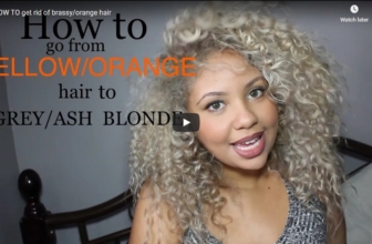 How To Get Rid Of Brassy Orange Hair With Wella 7AA Medium Blonde Intense Ash