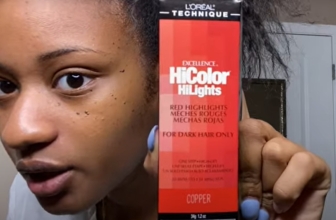 Dying My Natural Hair Copper Using Loreal HiColor Highlights